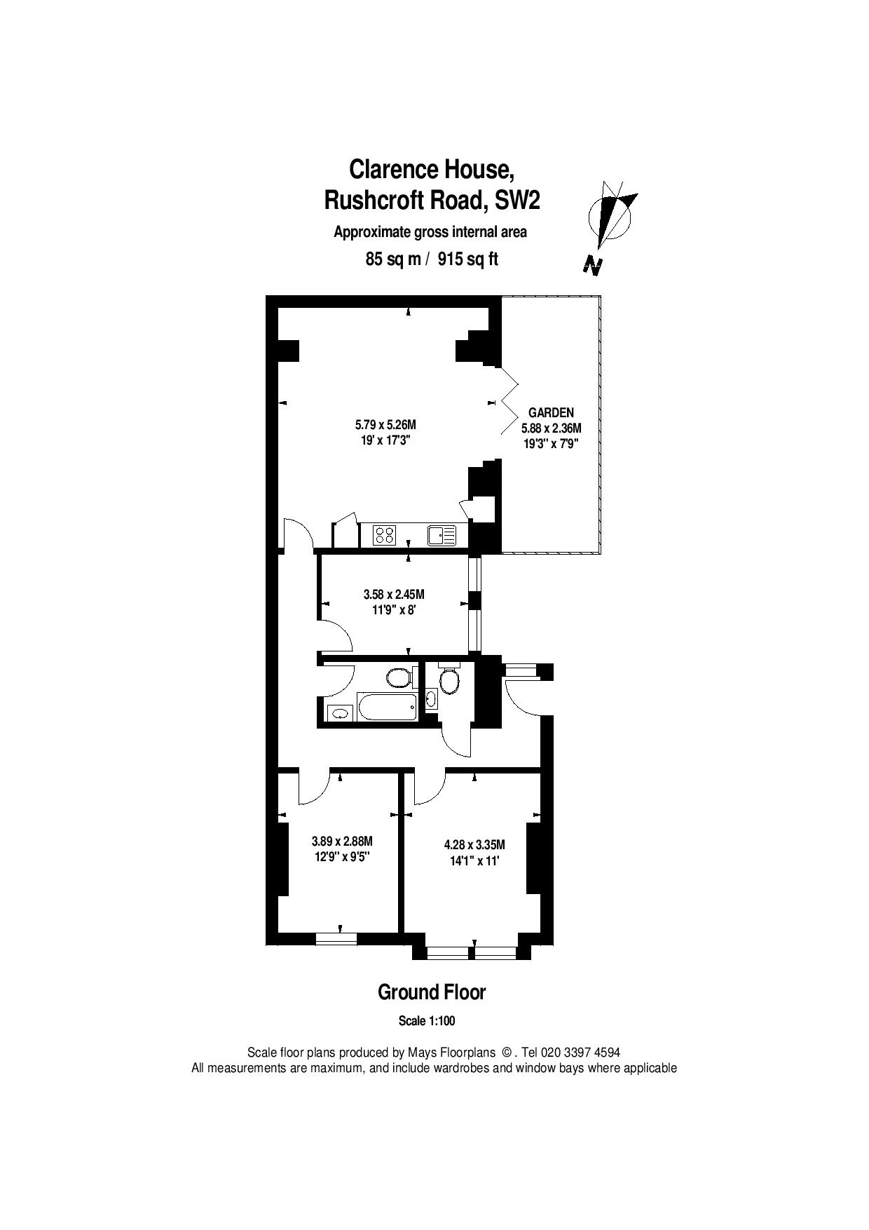 clarence house floor plan